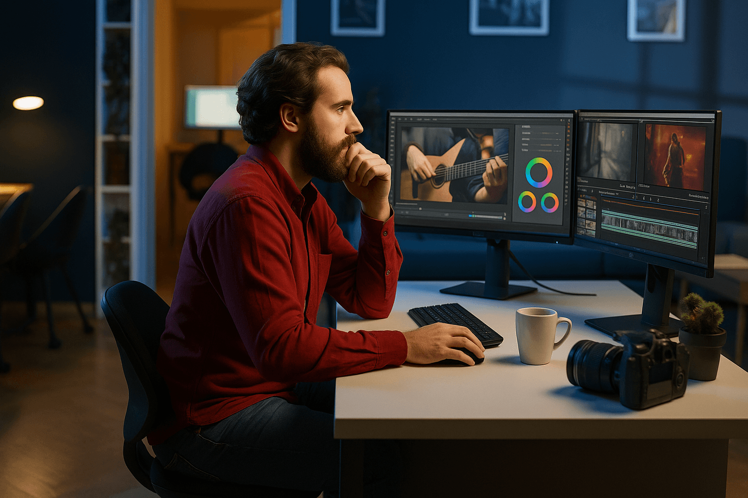 Search Engine Optimisation team analysing keyword performance